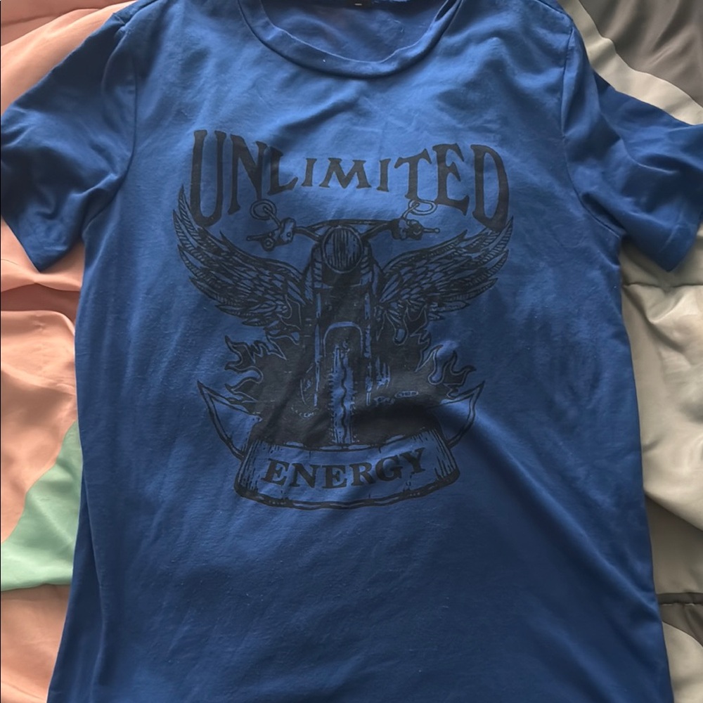 Blue Graphic T-Shirt